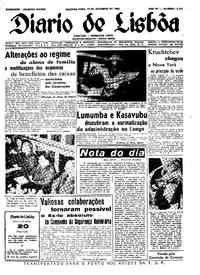 Segunda, 19 de Setembro de 1960 (1ª edição)