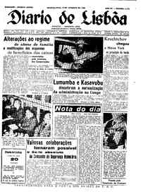 Segunda, 19 de Setembro de 1960 (2ª edição)