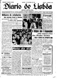 Sábado,  1 de Outubro de 1960 (1ª edição)