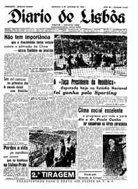 Domingo,  9 de Outubro de 1960 (2ª edição)