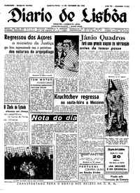 Quarta, 12 de Outubro de 1960