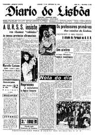 Sábado, 15 de Outubro de 1960 (2ª edição)