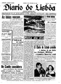 Sábado, 22 de Outubro de 1960