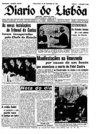 Terça, 25 de Outubro de 1960