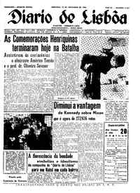 Domingo, 13 de Novembro de 1960 (1ª edição)