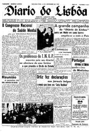 Segunda, 14 de Novembro de 1960