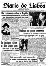 Quarta, 16 de Novembro de 1960