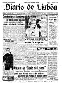 Sábado, 19 de Novembro de 1960 (2ª edição)