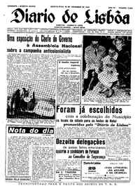 Quarta, 30 de Novembro de 1960 (1ª edição)