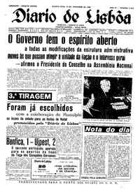 Quarta, 30 de Novembro de 1960 (3ª edição)