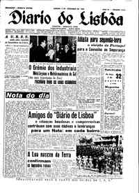 Sábado,  3 de Dezembro de 1960 (1ª edição)