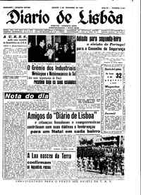 Sábado,  3 de Dezembro de 1960 (2ª edição)