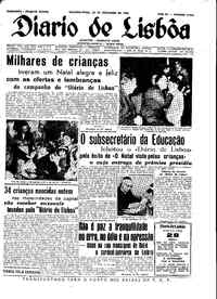 Segunda, 26 de Dezembro de 1960