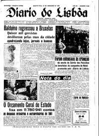 Quinta, 29 de Dezembro de 1960