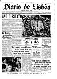 Sábado, 31 de Dezembro de 1960