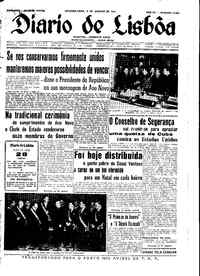 Segunda,  2 de Janeiro de 1961