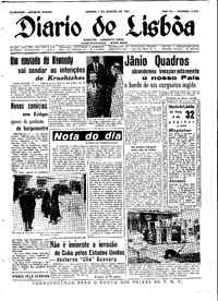 Sábado,  7 de Janeiro de 1961 (2ª edição)