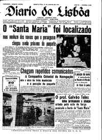 Quarta, 25 de Janeiro de 1961 (1ª edição)