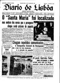 Quarta, 25 de Janeiro de 1961 (2ª edição)