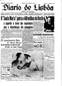 Sábado, 28 de Janeiro de 1961 (1ª edição)