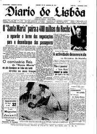 Sábado, 28 de Janeiro de 1961 (3ª edição)