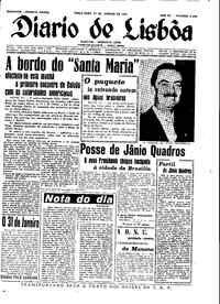 Terça, 31 de Janeiro de 1961 (1ª edição)