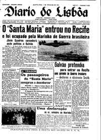 Quarta,  1 de Fevereiro de 1961 (2ª edição)