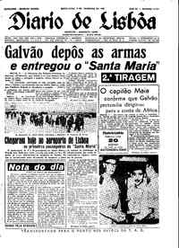 Sexta,  3 de Fevereiro de 1961 (2ª edição)