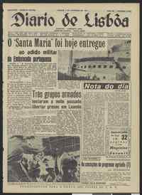 Sábado,  4 de Fevereiro de 1961