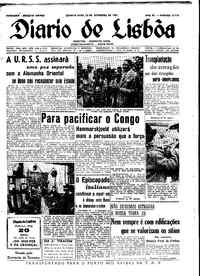 Quarta, 22 de Fevereiro de 1961 (3ª edição)