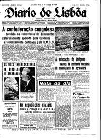 Segunda, 13 de Março de 1961 (2ª edição)