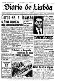 Segunda, 24 de Abril de 1961