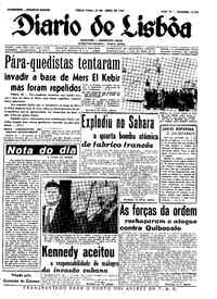 Terça, 25 de Abril de 1961 (1ª edição)