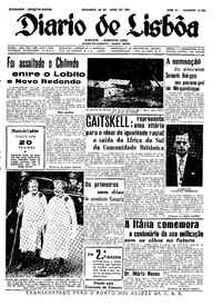 Domingo, 30 de Abril de 1961 (1ª edição)