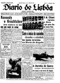 Segunda, 15 de Maio de 1961 (1ª edição)