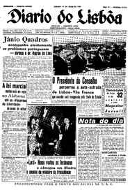 Sábado, 27 de Maio de 1961 (1ª edição)