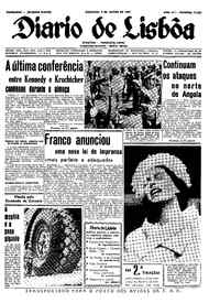 Domingo,  4 de Junho de 1961 (1ª edição)