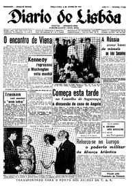 Terça,  6 de Junho de 1961