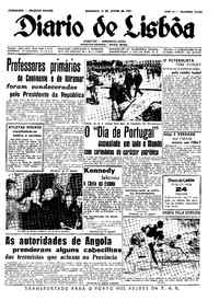 Domingo, 11 de Junho de 1961 (1ª edição)