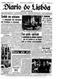 Quinta, 15 de Junho de 1961