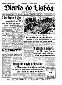 Quarta,  2 de Agosto de 1961 (1ª edição)