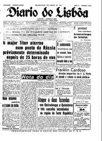 Segunda,  7 de Agosto de 1961 (1ª edição)