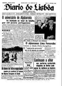 Segunda, 14 de Agosto de 1961 (1ª edição)