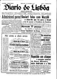 Sexta,  1 de Setembro de 1961