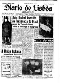 Sábado,  9 de Setembro de 1961