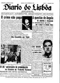 Sábado, 23 de Setembro de 1961