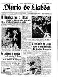 Domingo, 15 de Outubro de 1961 (1ª edição)