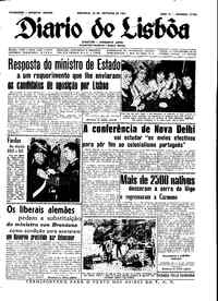 Domingo, 22 de Outubro de 1961 (1ª edição)