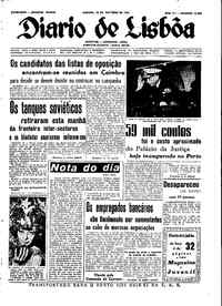 Sábado, 28 de Outubro de 1961 (1ª edição)