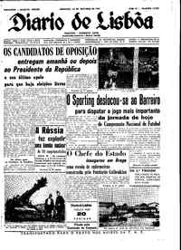 Domingo, 29 de Outubro de 1961 (1ª edição)